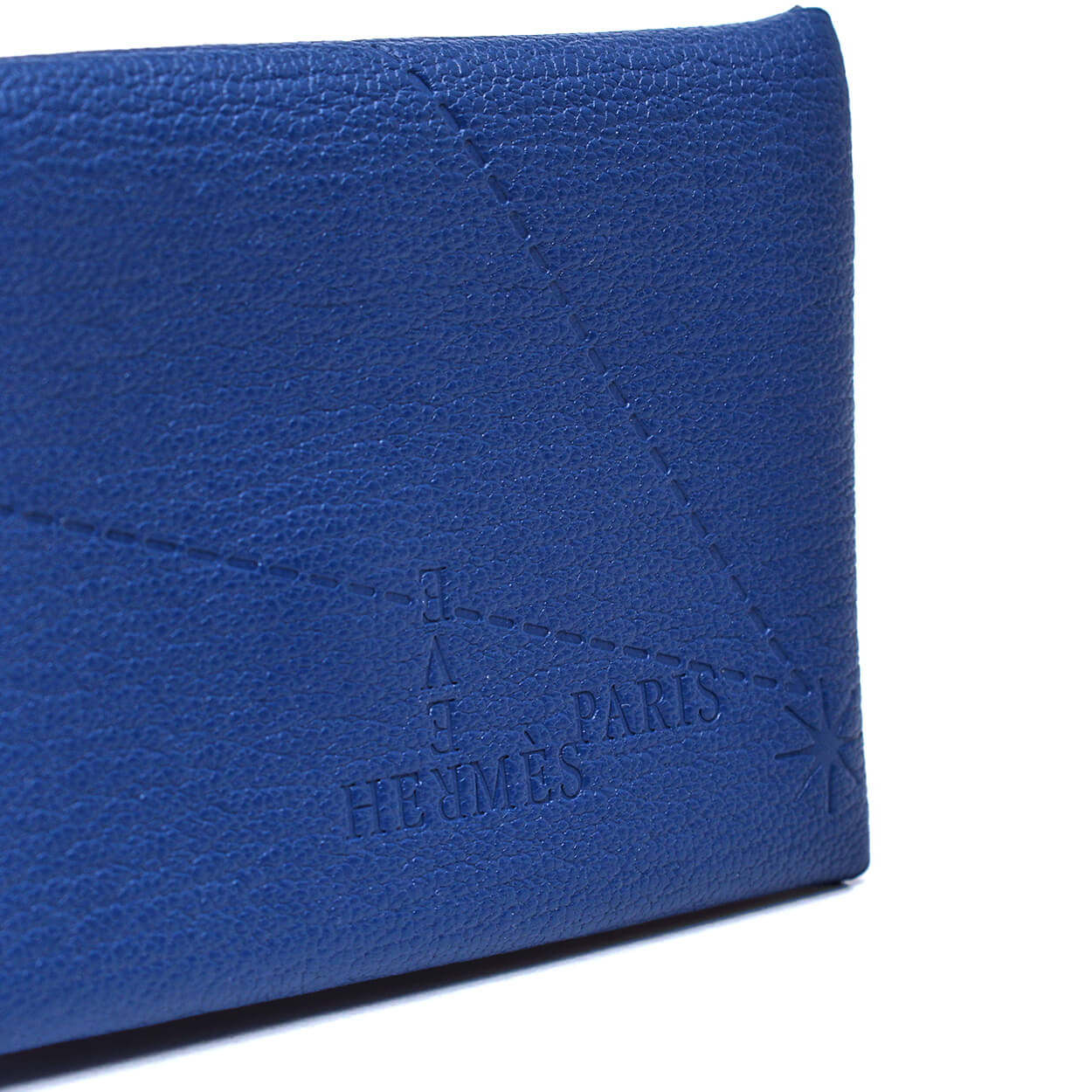 Hermes - Blue Leather Card Holder